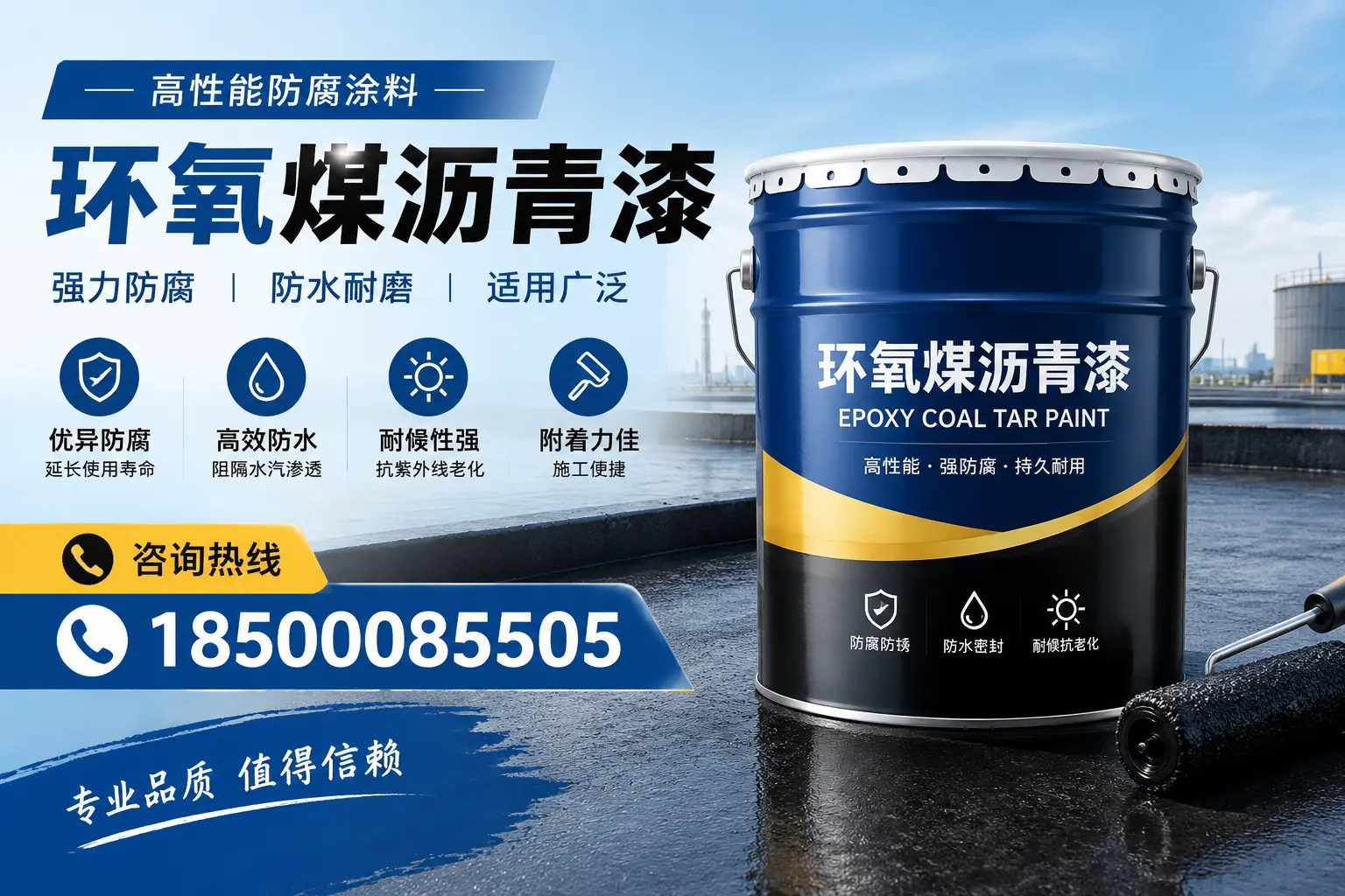 环氧煤沥青漆的主要成分与功能，呼和浩特用户深度了解